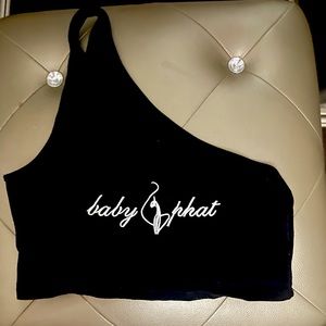 One shoulder crop top